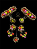 Multi Bracelet, Earrings, Tikka