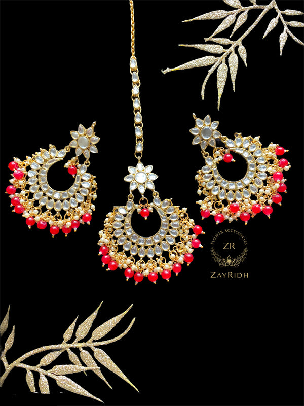 Red Earring Set