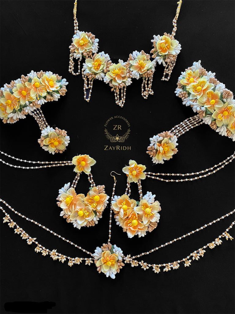 Safa Yellow Bridal Set