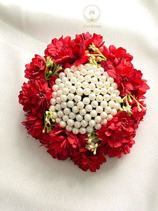 Pearl Flower hair Bun