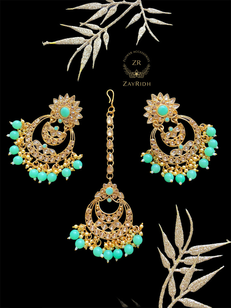 Mint Green Earring Set and Tikka D21