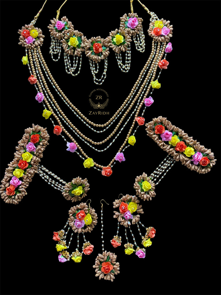 Artificial flower jewellery 