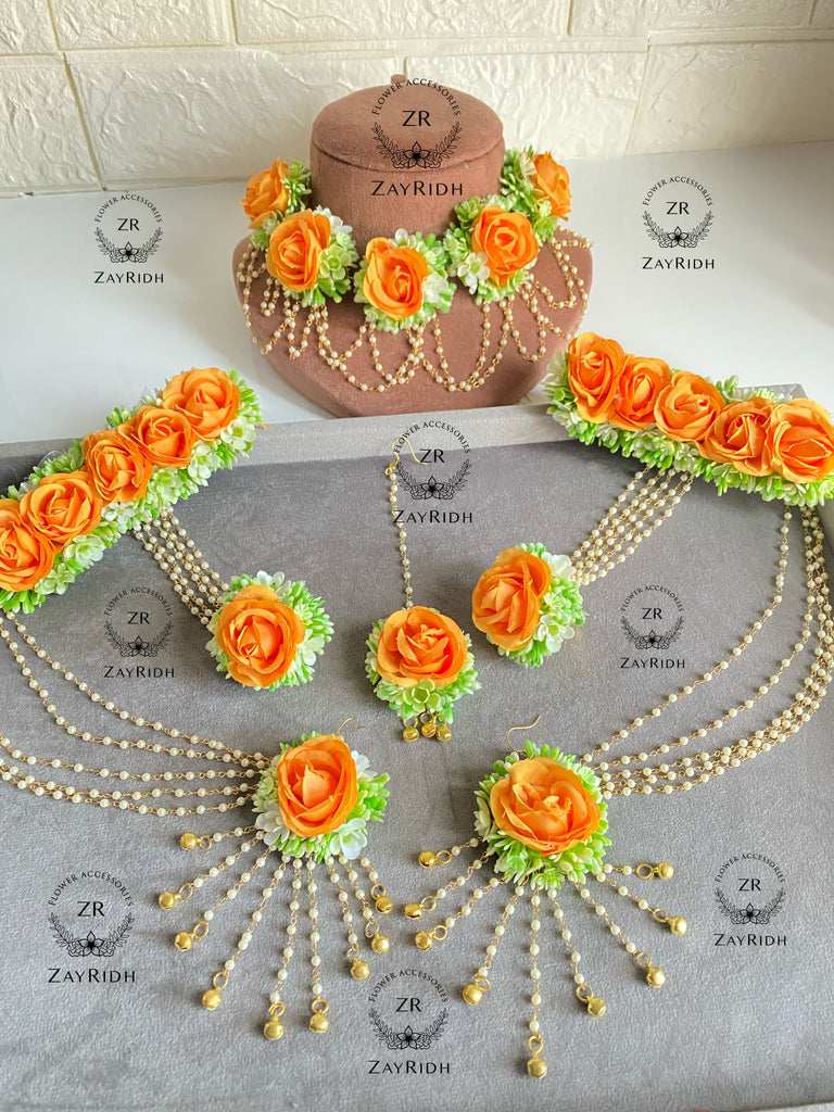 floral jewellery set