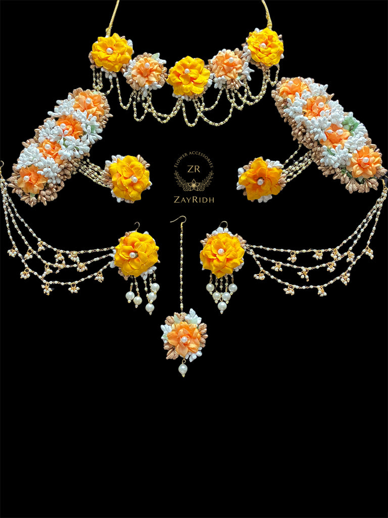 Orange Necklace Set