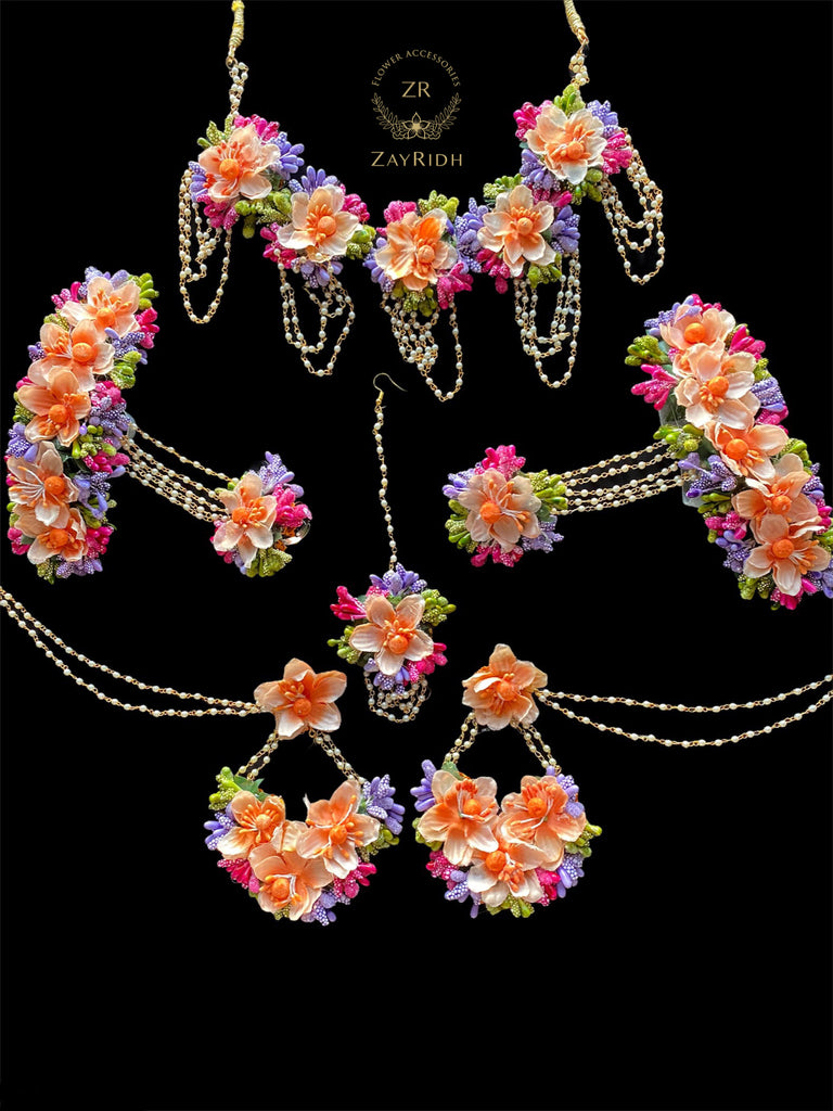 Artificial flower jewellery 