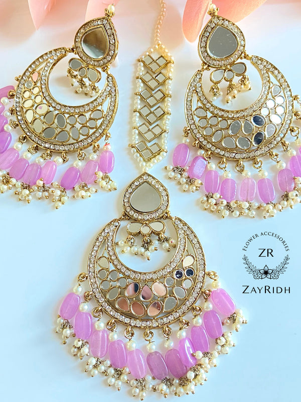 Lilac Earrings Set