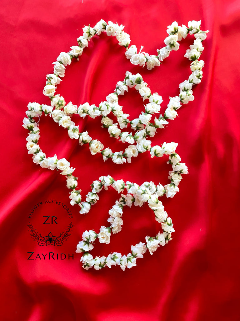 White Flower Hair Gajra