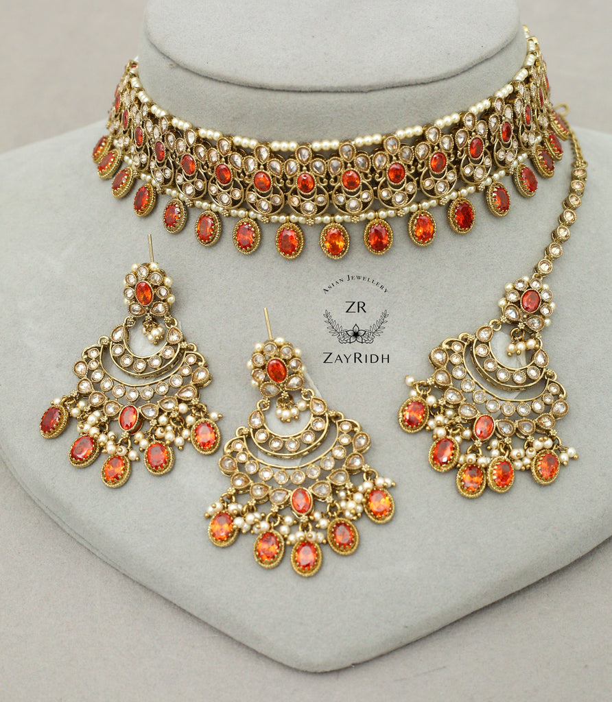 asian wedding jewellery choker set