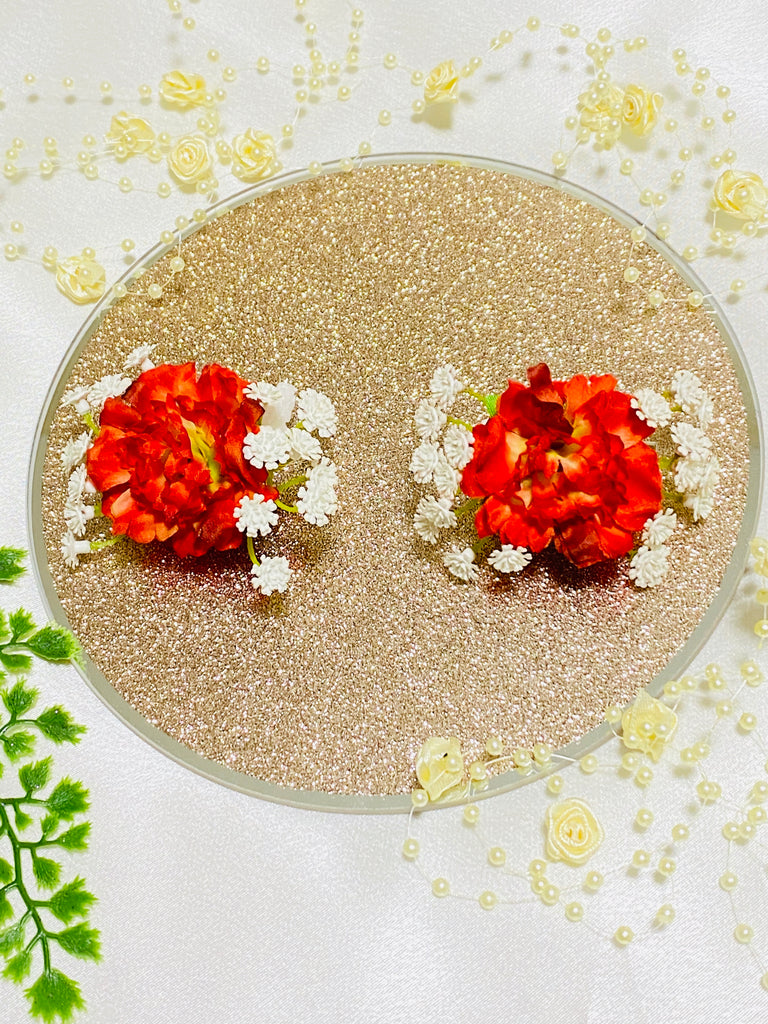 Red Flower Hair Accessories