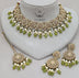 Green necklace set