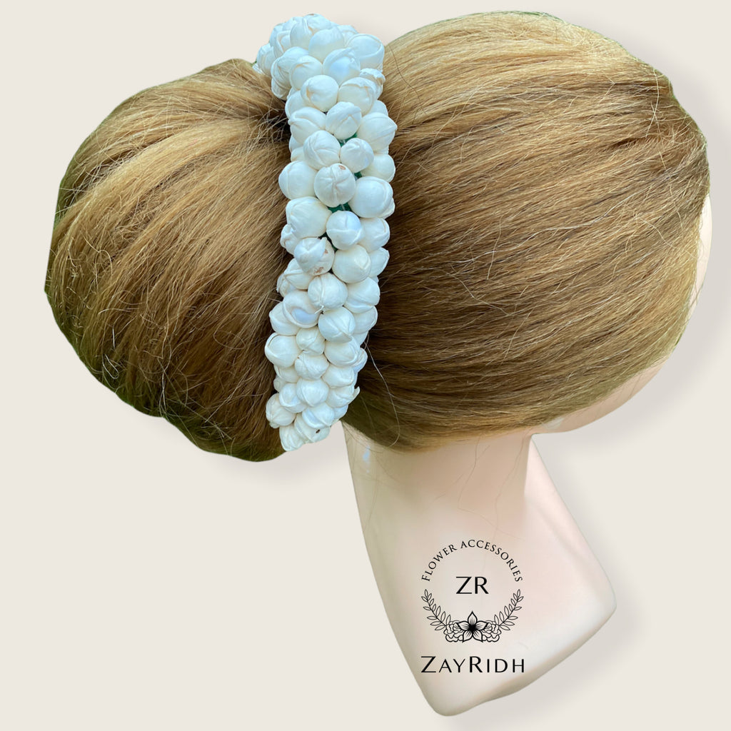 Artificial White Jasmine Hair Gajra