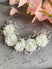 white hair gajra