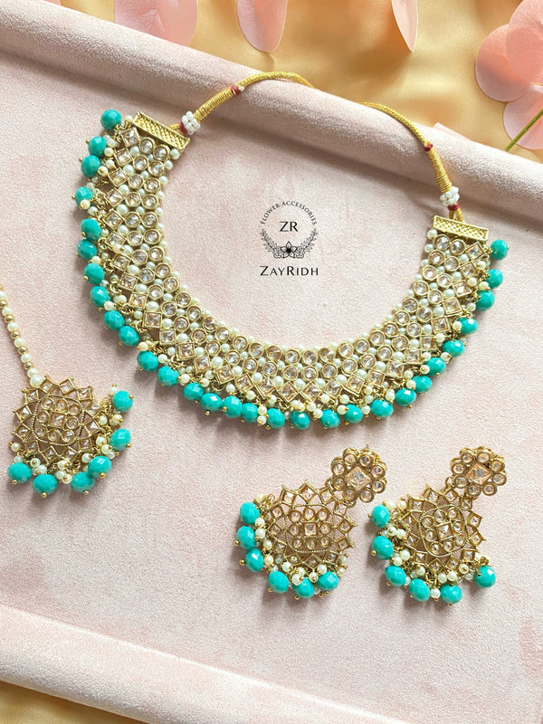 Ayna Turquoise Necklace Set