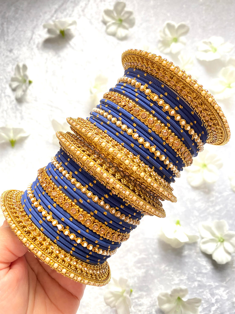 Blue bangles set