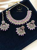 Zarin Pink Necklace Set