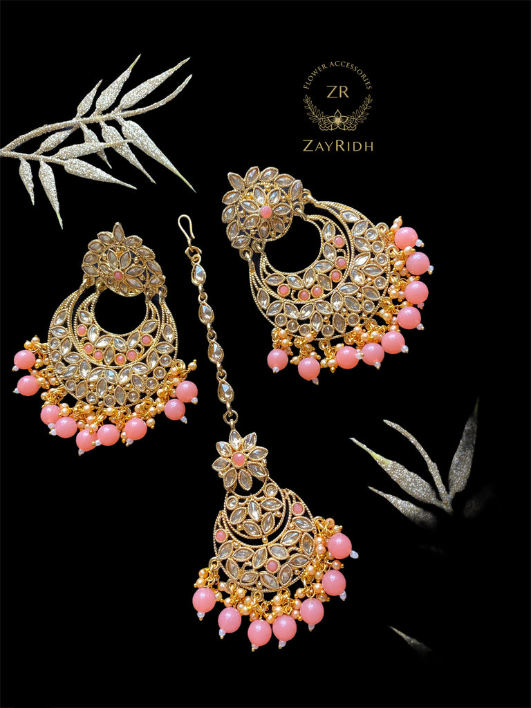 Peach Earrings Set D36