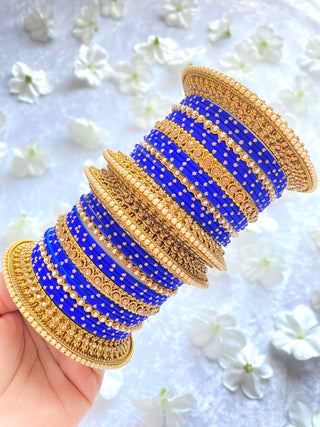 Zoya Blue Bangle Set