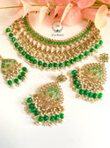 Jannat Green Necklace Set