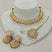 Artificial Asian jewellery choker necklace set