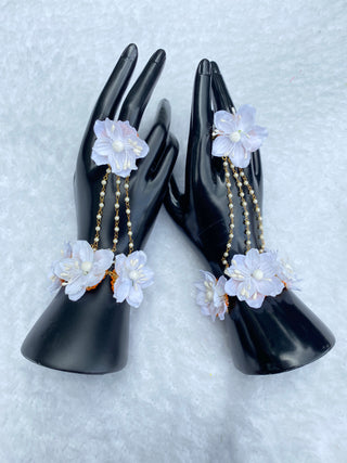 White Flower Bracelets
