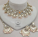 white jewellery necklace set