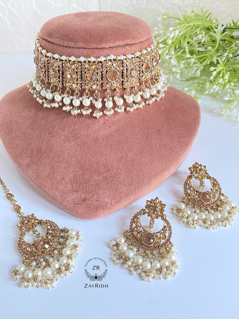 Asian wedding choker set