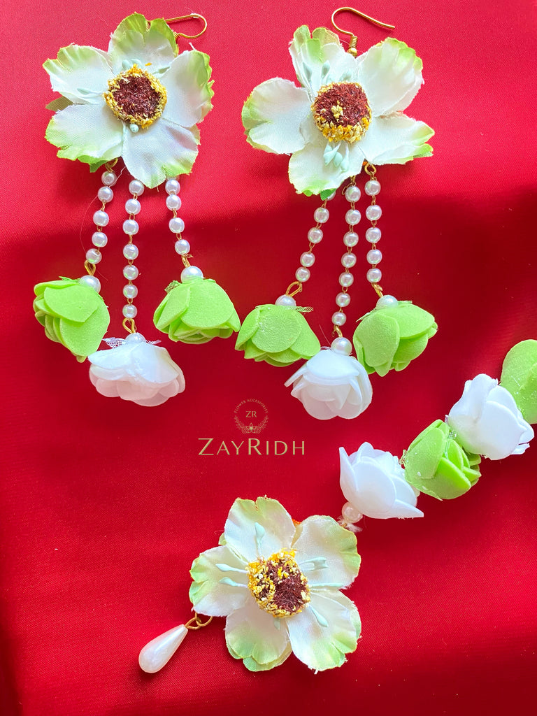 Rupa Lime Green Earring Set