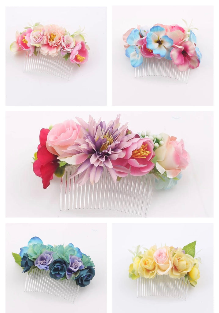 Flower Hair comb