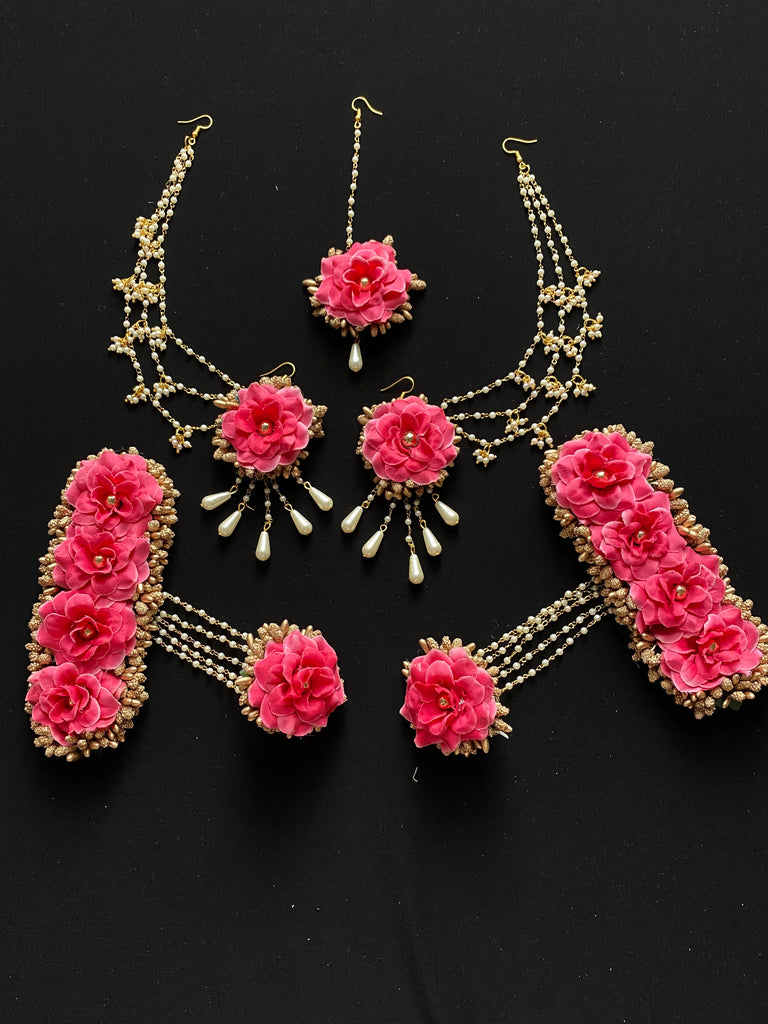 Hot Pink Earring Set