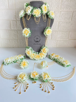 Gypsophila Full Bridal Necklace Set