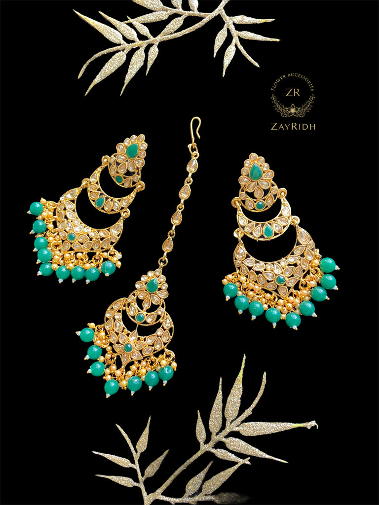  Green Earring Set 