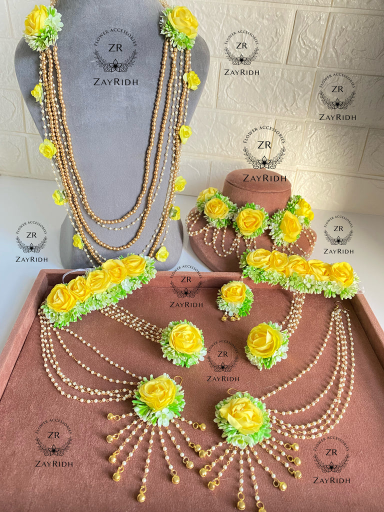 flower jewellery set