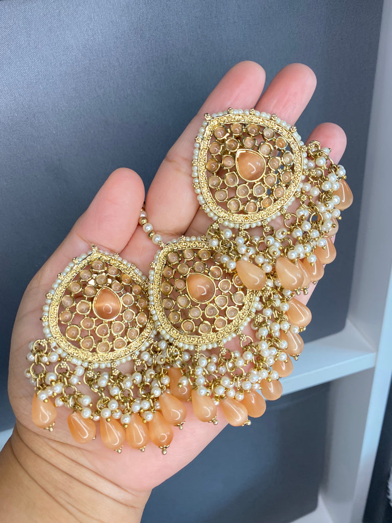 Peach Earring Set