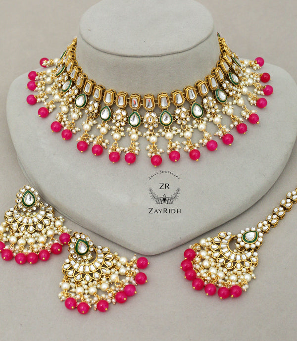 Indian jewellery set for formal wedding