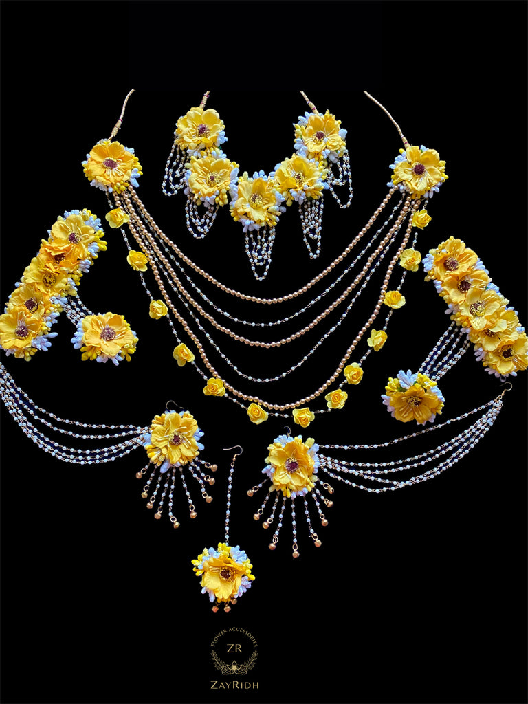 Yellow Flower Long Set