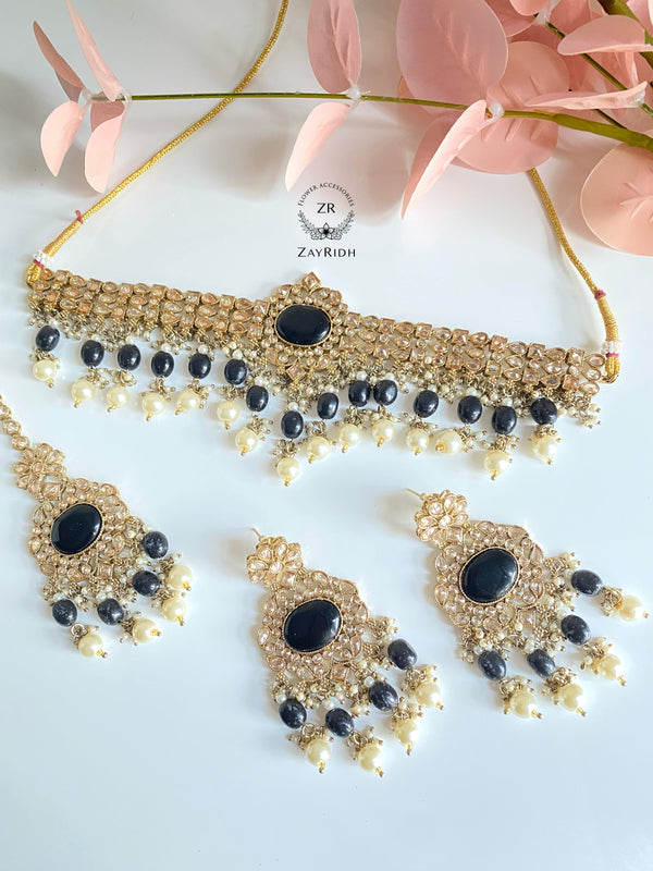 Hasna Pearl Choker Necklace Set