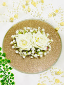 Ivory Flower Hair Comb