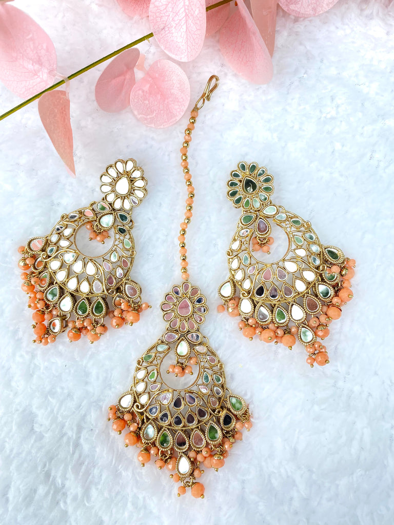 Peach Earring Set