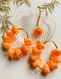 Orange Earrings Set