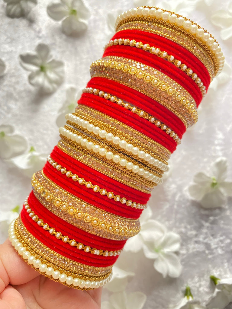 Indian bridal bangle jewellery 