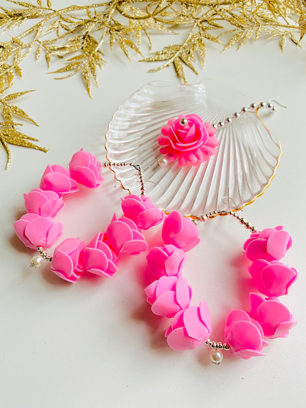 Pink Earring Set