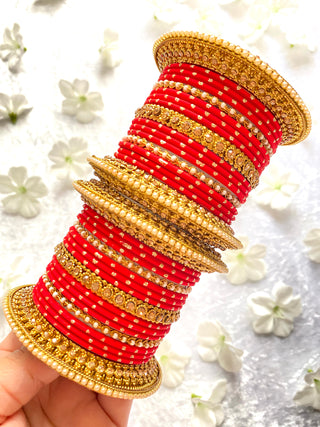 Zoya Red Bangles