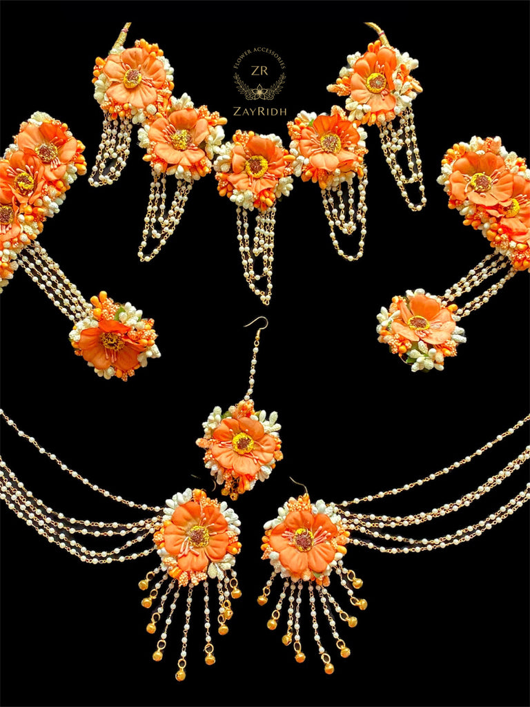 Orange Flower Set