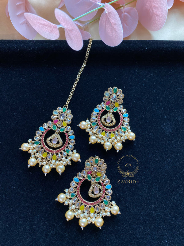 Tiyah Multicolour Necklace Set