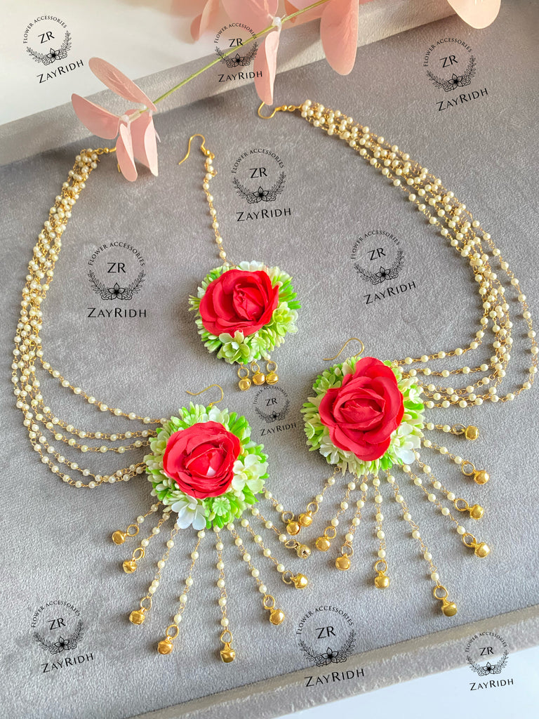 flower earrings set