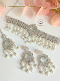 Hasna Pearl Choker Necklace Set