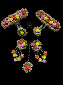 Sabiha Multi Bracelet, Earrings, Tikka