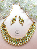 Ivory Pearl Necklace & Earring Set N13