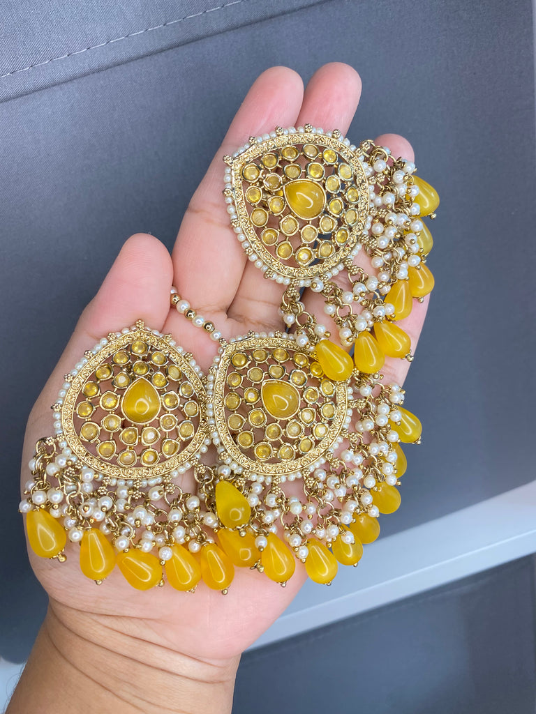 Yellow Earring Set